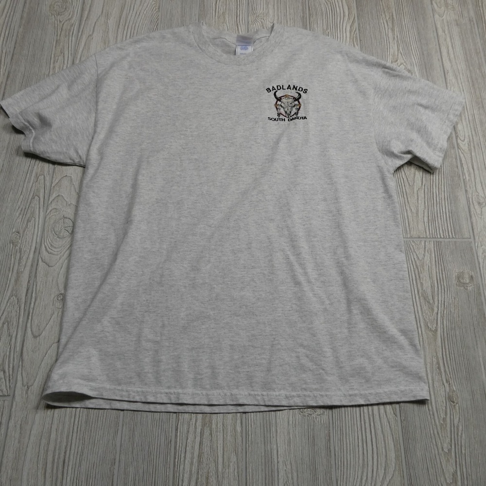 Vintage South‎ Dakota Badlands Shirt Adult XL Tennessee River Embroidered Gray